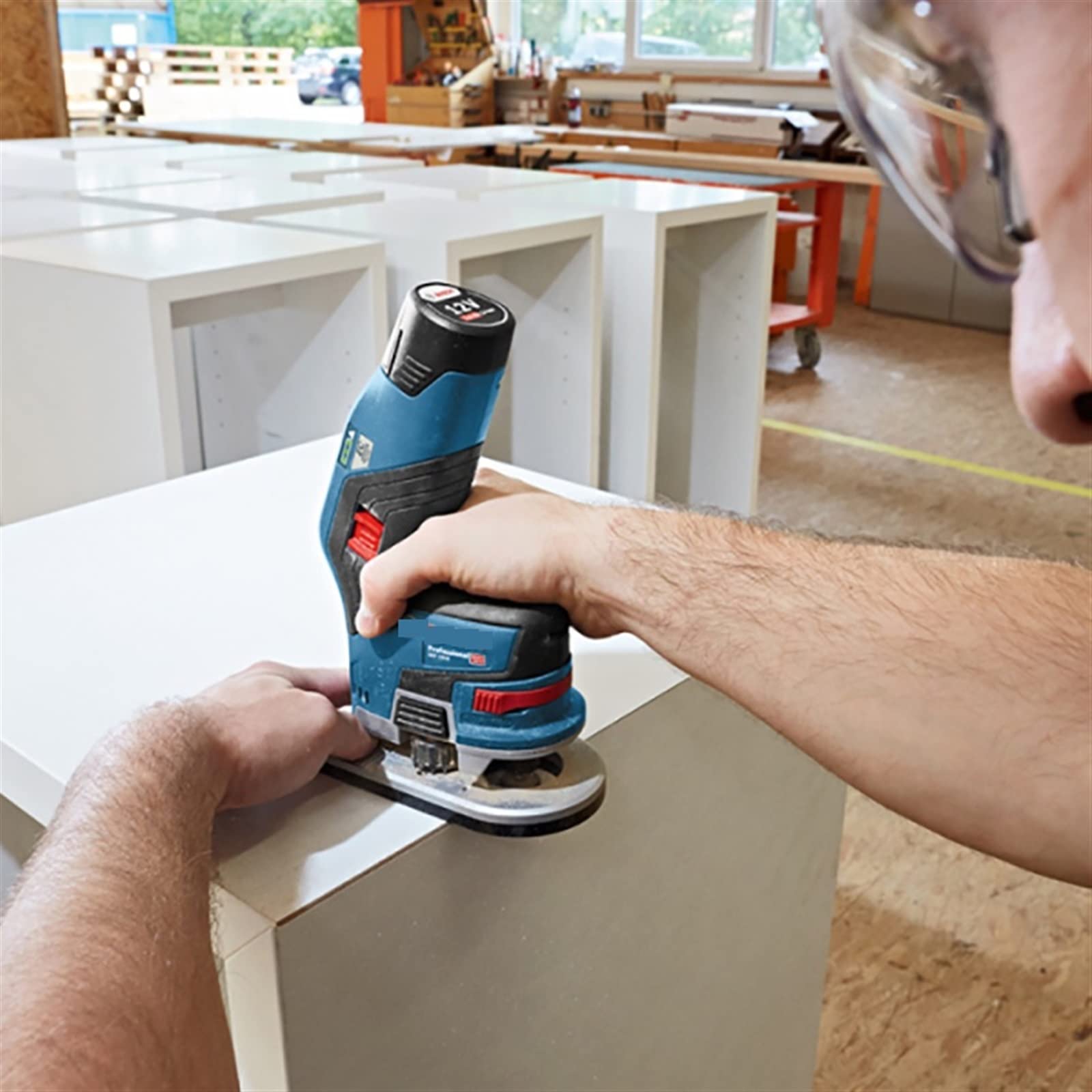 FAXIOAWA Trimmer Ricaricabile Senza spazzole al Litio Elettrico Lavorazione del Legno 12V Incisione Stozzatrice Taglierina Regolabile