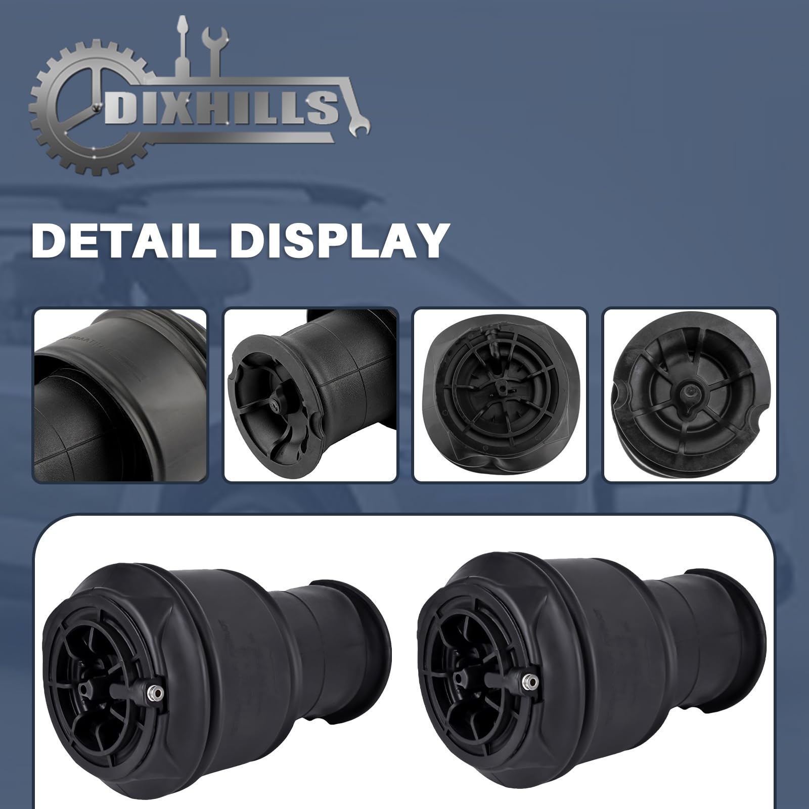 2 pezzi di molle per sospensioni pneumatiche posteriori sinistra e destra compatibili con C4 I Picasso UD C4 I Grand Picasso C4 II Grand Picasso, sostituzione per 5102R8 5102GN 5102.R8