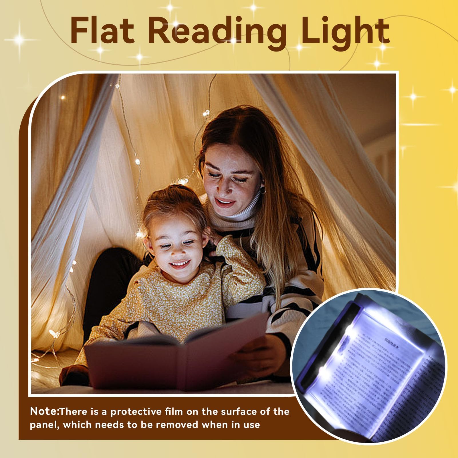 HERCHR Luz Para Leer Libros En La Cama, Luz Lectura Libros Cama Luz De Lectura Lampara Libro Lectura Para El Dormitorio