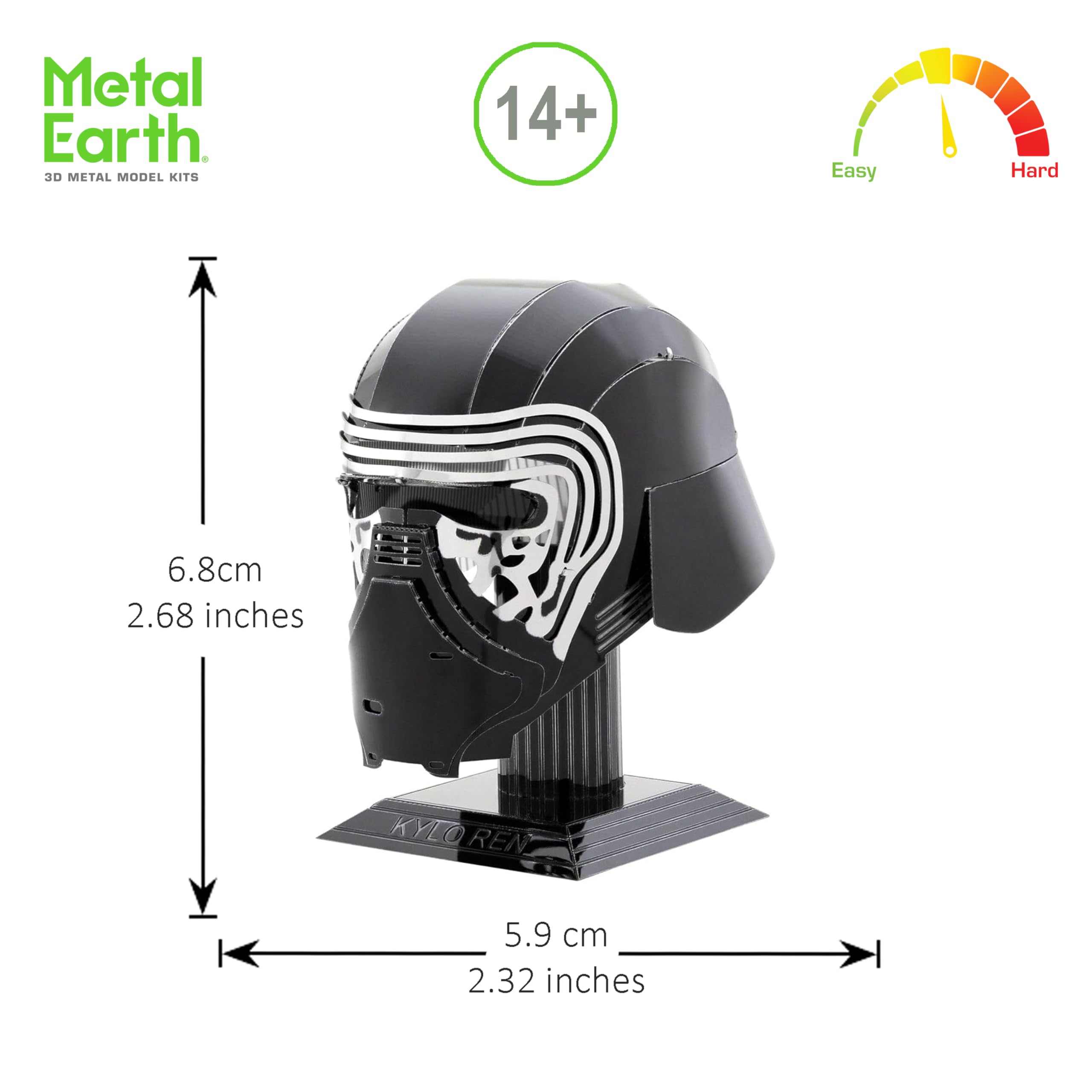 デアデビル ボーンアゲイン 3Dプリント ヘルメット キット 黒 Amazon.com: Fascinations Metal Earth Kylo Ren Helmet 3D Metal