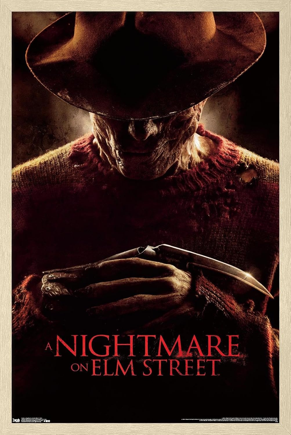 Trends International A Nightmare on Elm Street - 2010 Wall Poster, 22.4L x 14.7W, Black Framed Version