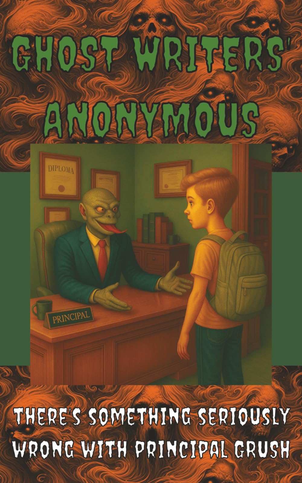 Ghost Writers' Anonymous Book 10 Middle-grade Horror: There's Something Seriously Wrong with Principal Grush