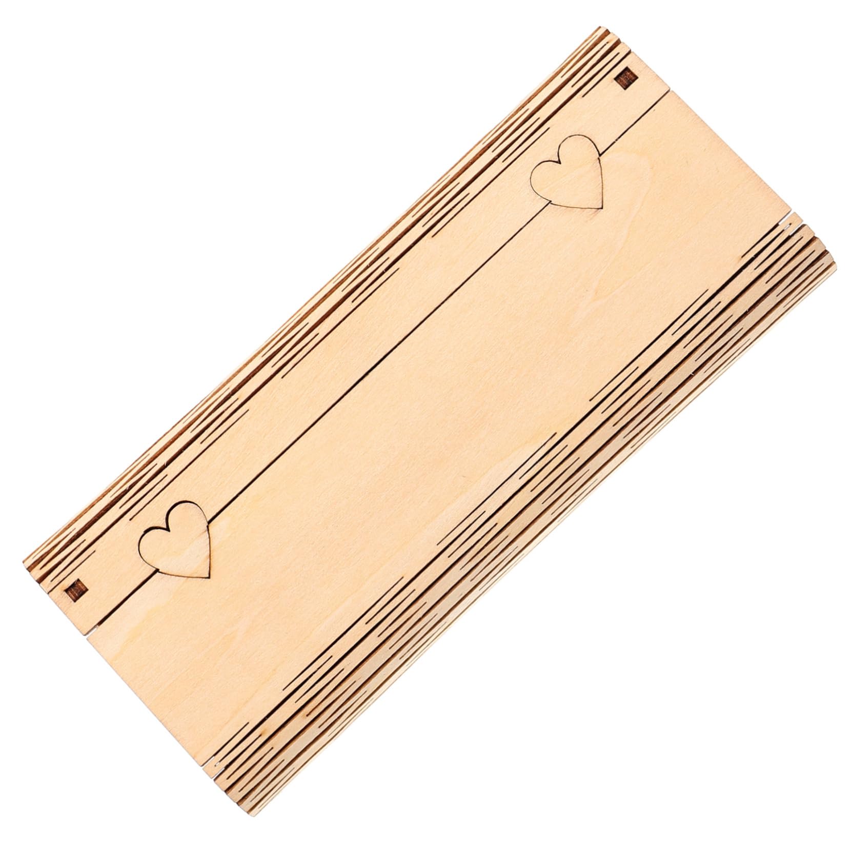 Veemoon Holzfutterbrillenschachtel Brillenetui Augenbrille Gehäuse Gläser Aufbewahrungsboxen Sonnenbrillen-Organizer Spitze Glaskasten Brille Fall Etui für Brillen hölzern