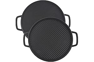GasSaf Reversible Cast Iron Griddle