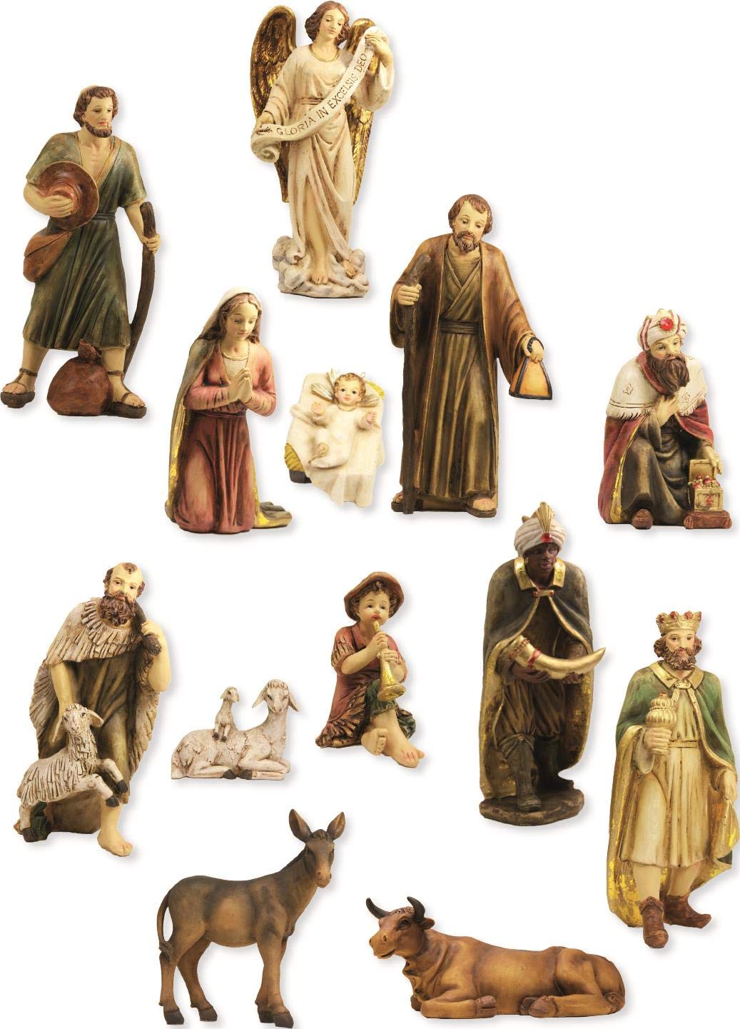 Krippenfigur Krippenset 13-TLG. Passen für 10cm Figuren (44635284546)