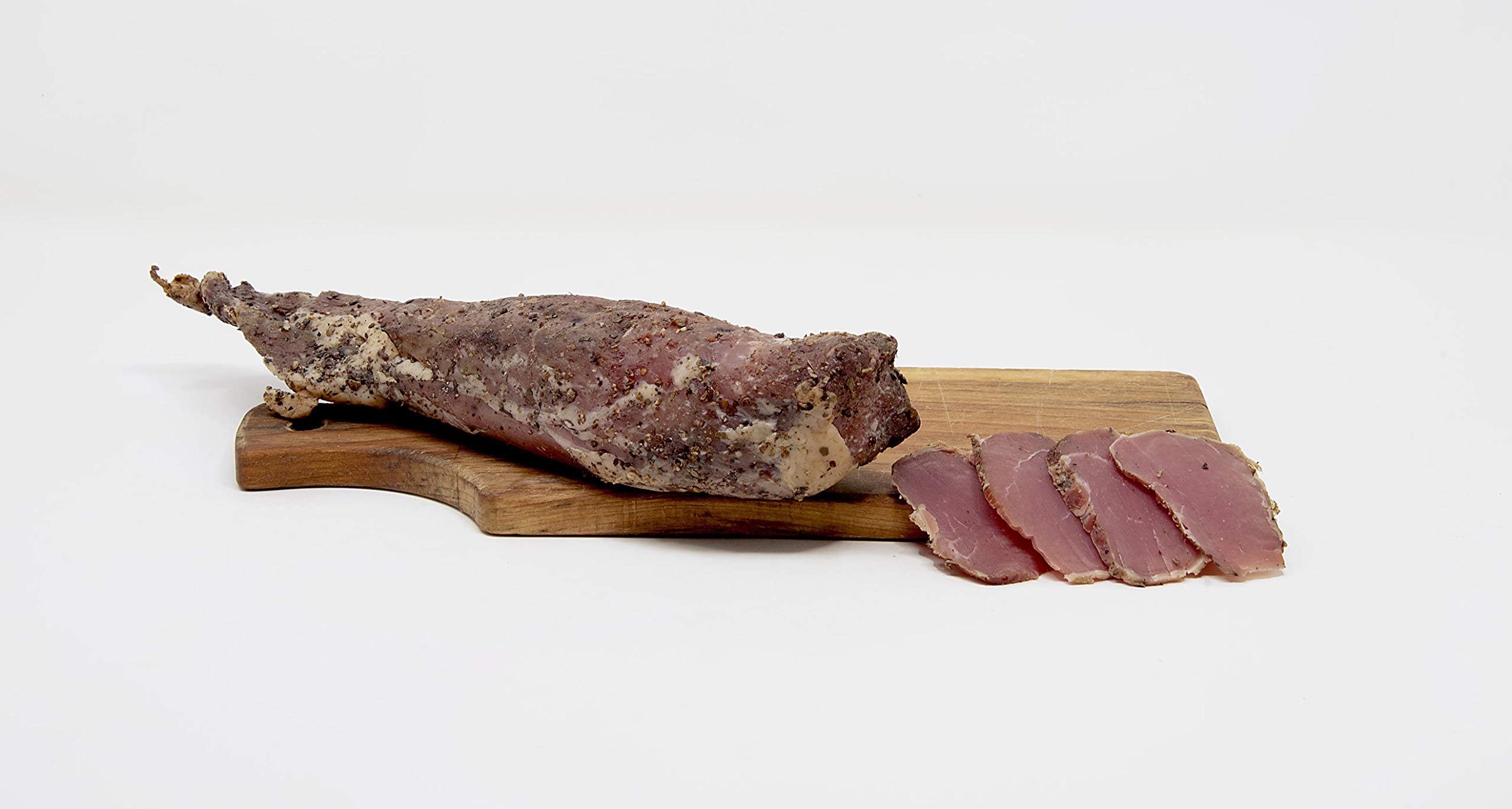 Filetto Affumicato | filettino intero sottovuoto da 0,35 kg | Salume artigianale Toscano affumicato al naturale in affumicatore | Salumificio Artigianale Gombitelli - Toscana