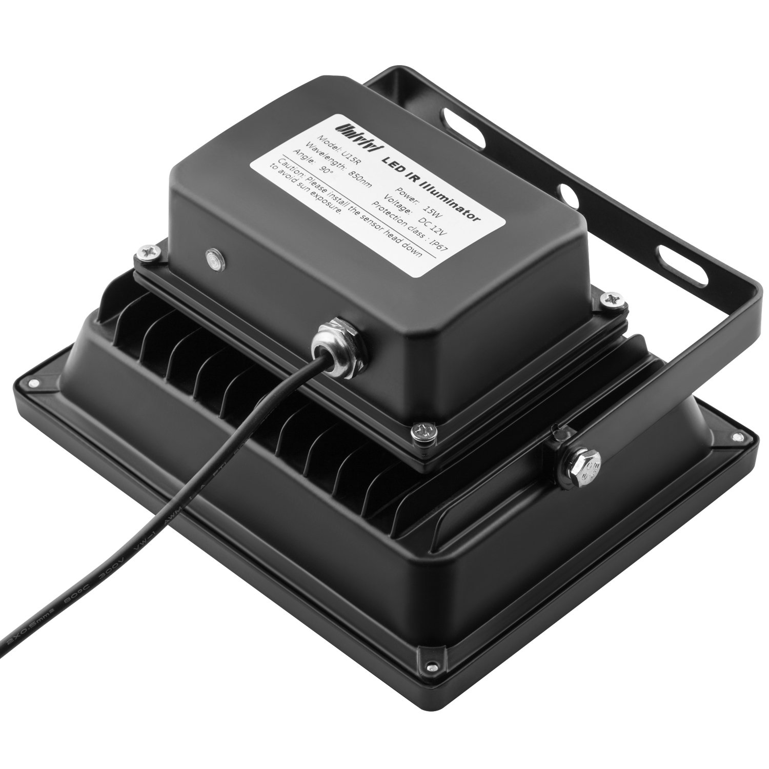 Univivi IR Light 90 Degree Wide Angle 15Leds IR Infrared Illuminator