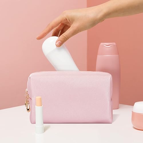 Miniatura 5 de Sanwuta 9 bolsas de maquillaje de piel sintética bolsa de cosméticos bolsa de maquillaje bolsa de cosméticos lisa bolsa de cosméticos impermeable