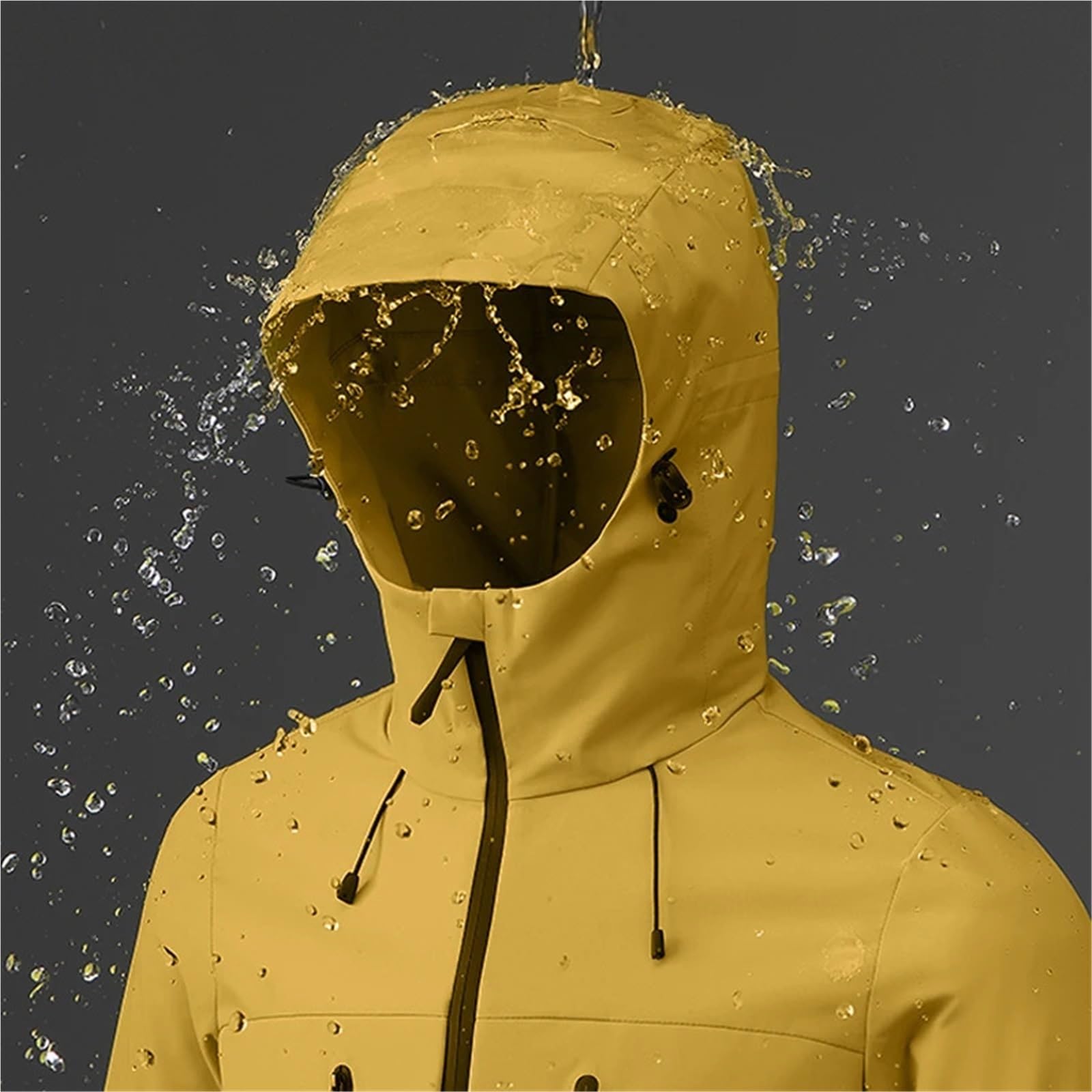 Chaquetas impermeables for senderismo, camping, trekking, cortavientos, unisex, for deportes al aire libre, con capucha, for escalada Para Hombre