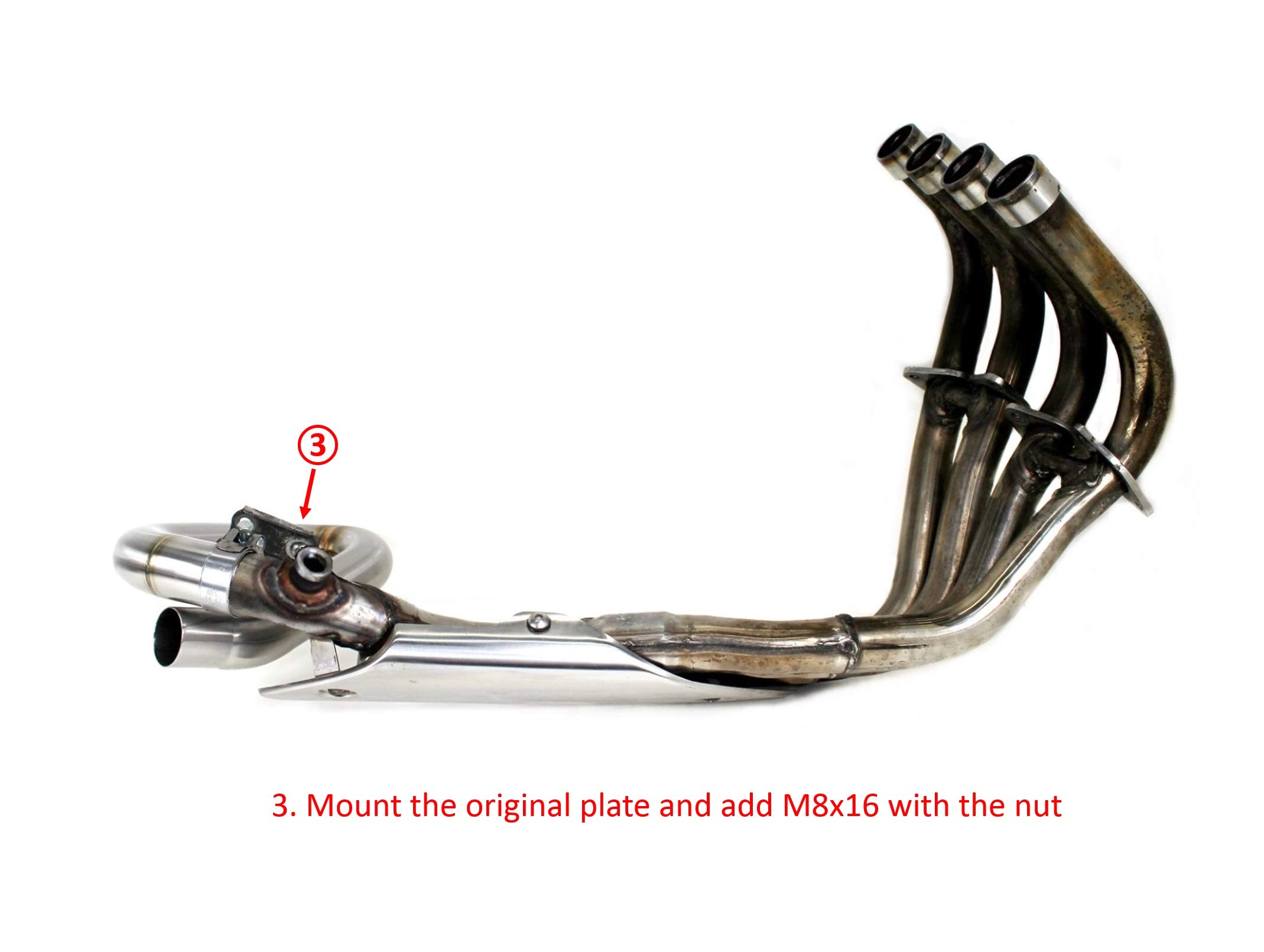 DOMINATOR Collettore di raccordo centrale compatibile con CB 600F HORNET PC41 2007-2013