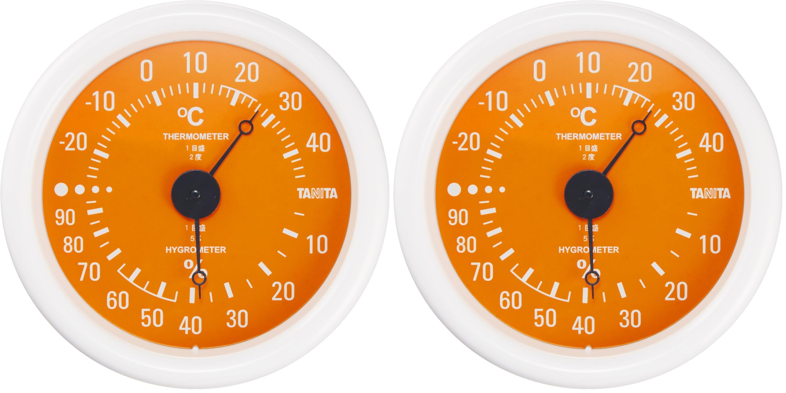 Amazon.co.jp: TANITA 温湿度計 オレンジ TT-515-OR (× 2) : ホーム