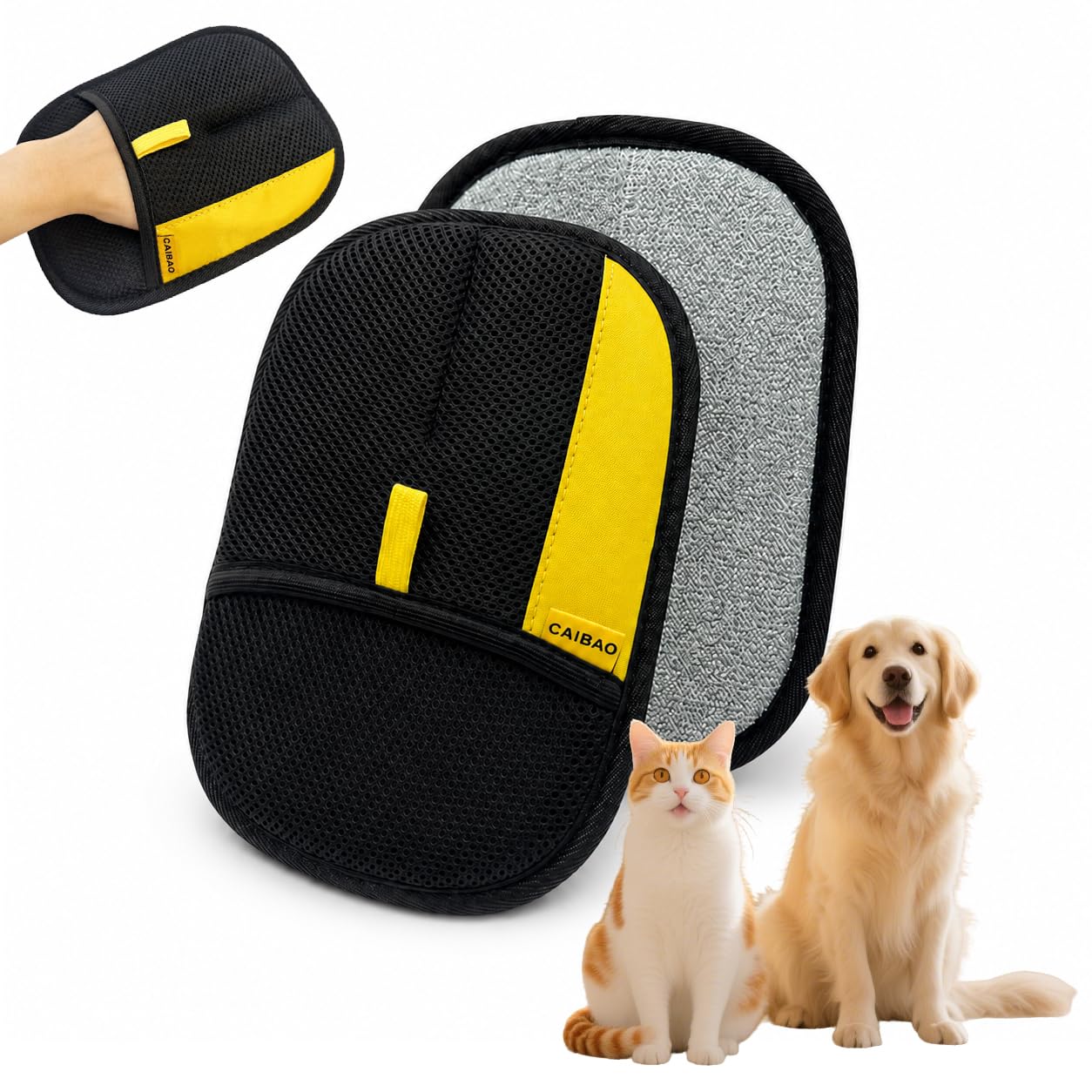 CAIBAO Electrostatic Pet Hair Removal Gloves