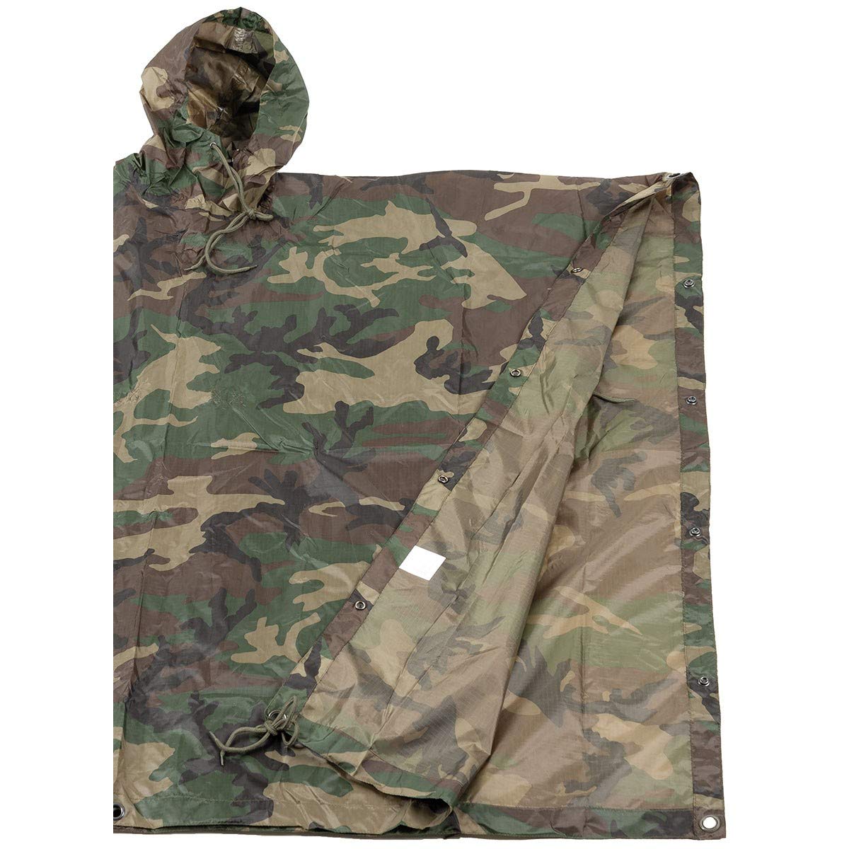 MFH US Poncho Ripstop Woodland