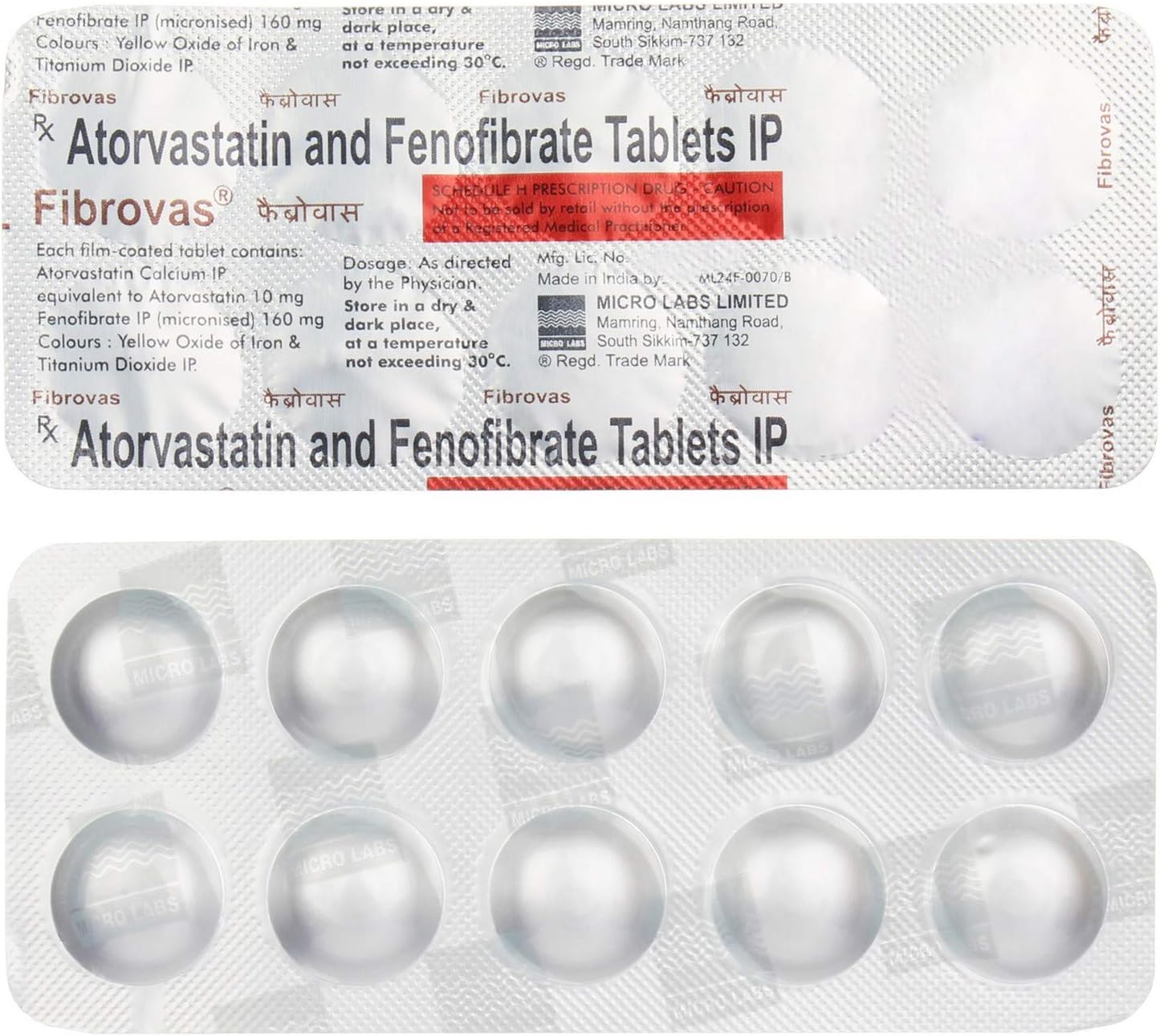 Fibrovas - Strip of 10 Tablets