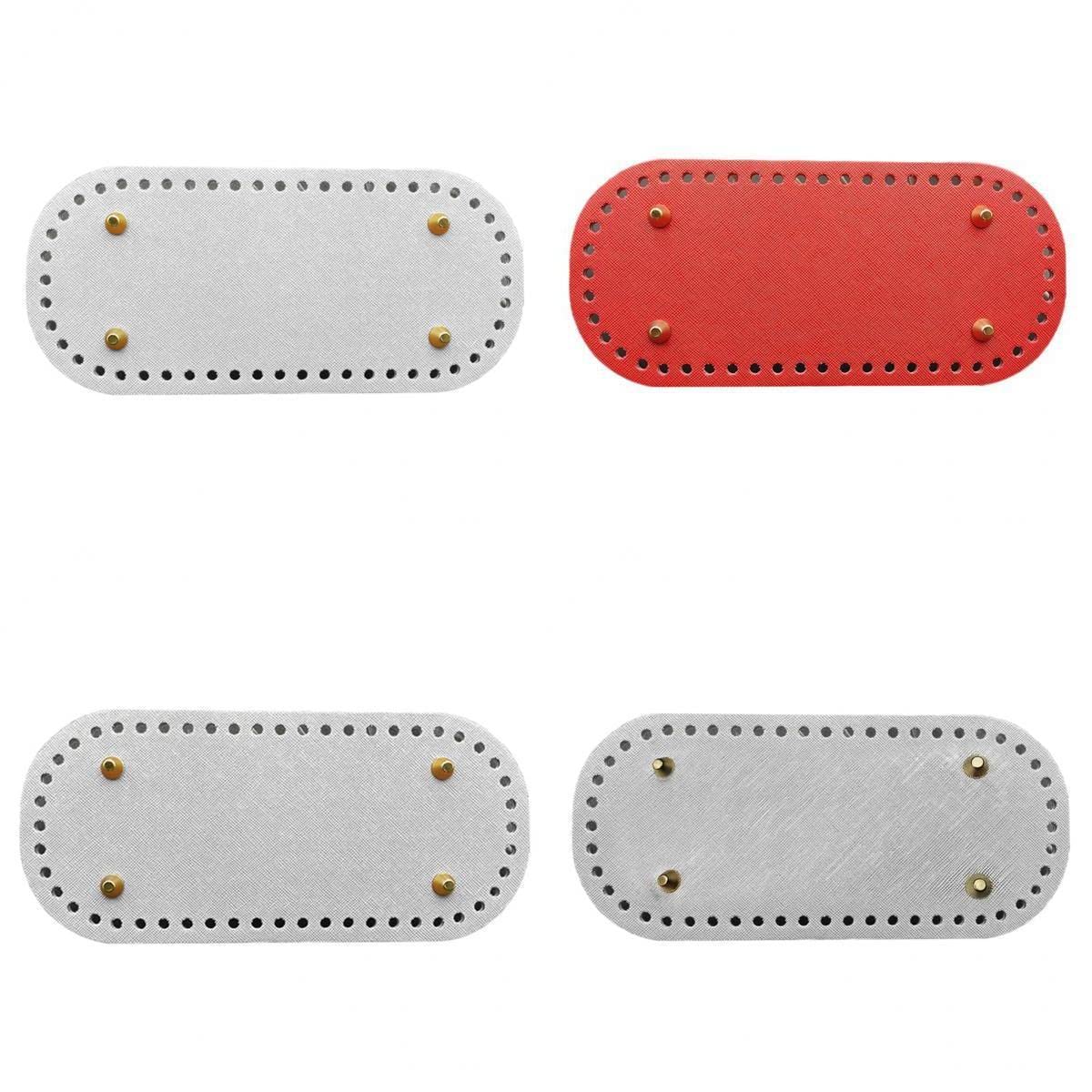 NIVAA DIY Bags Bottom Mat Pad Insert Replacement White Red Gray Silver-image-23