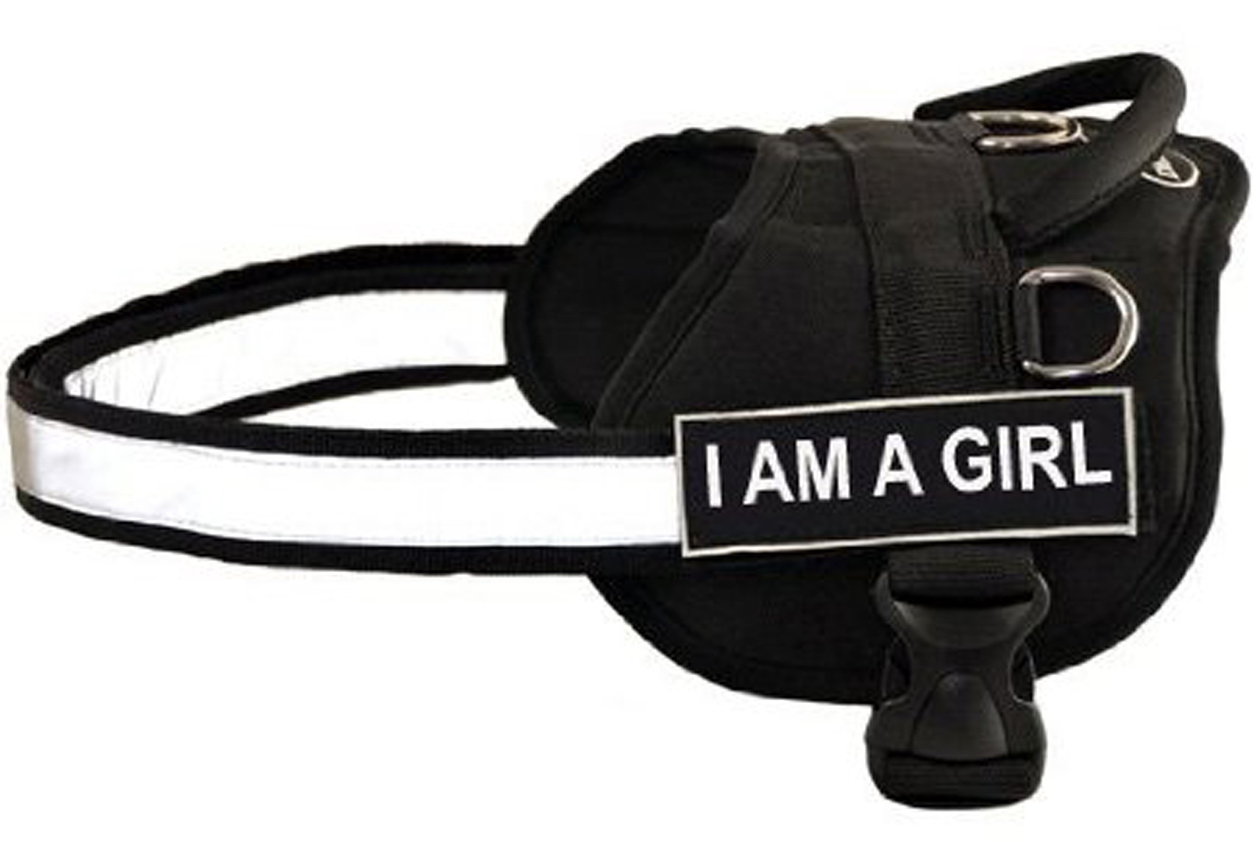 Harnais ergonomique I Am A Girl Dean & Tyler L avec inscription, matériaux de qualité premium