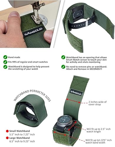 Miniatura 7 de Funda táctica para correa de reloj militar para mantener y proteger tu reloj