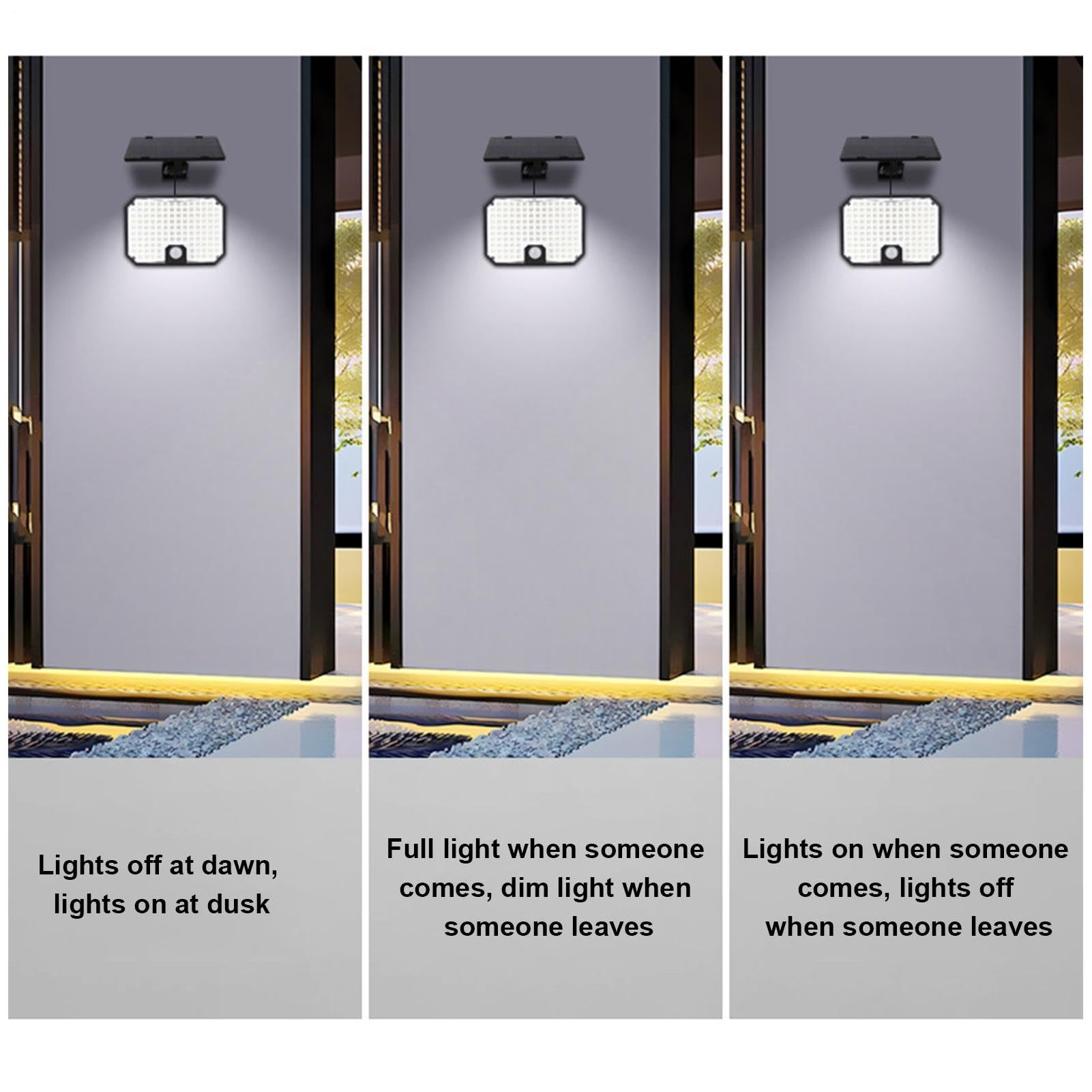 a movimento per esterni, da parete per esterni Sconce da parete con luce di
