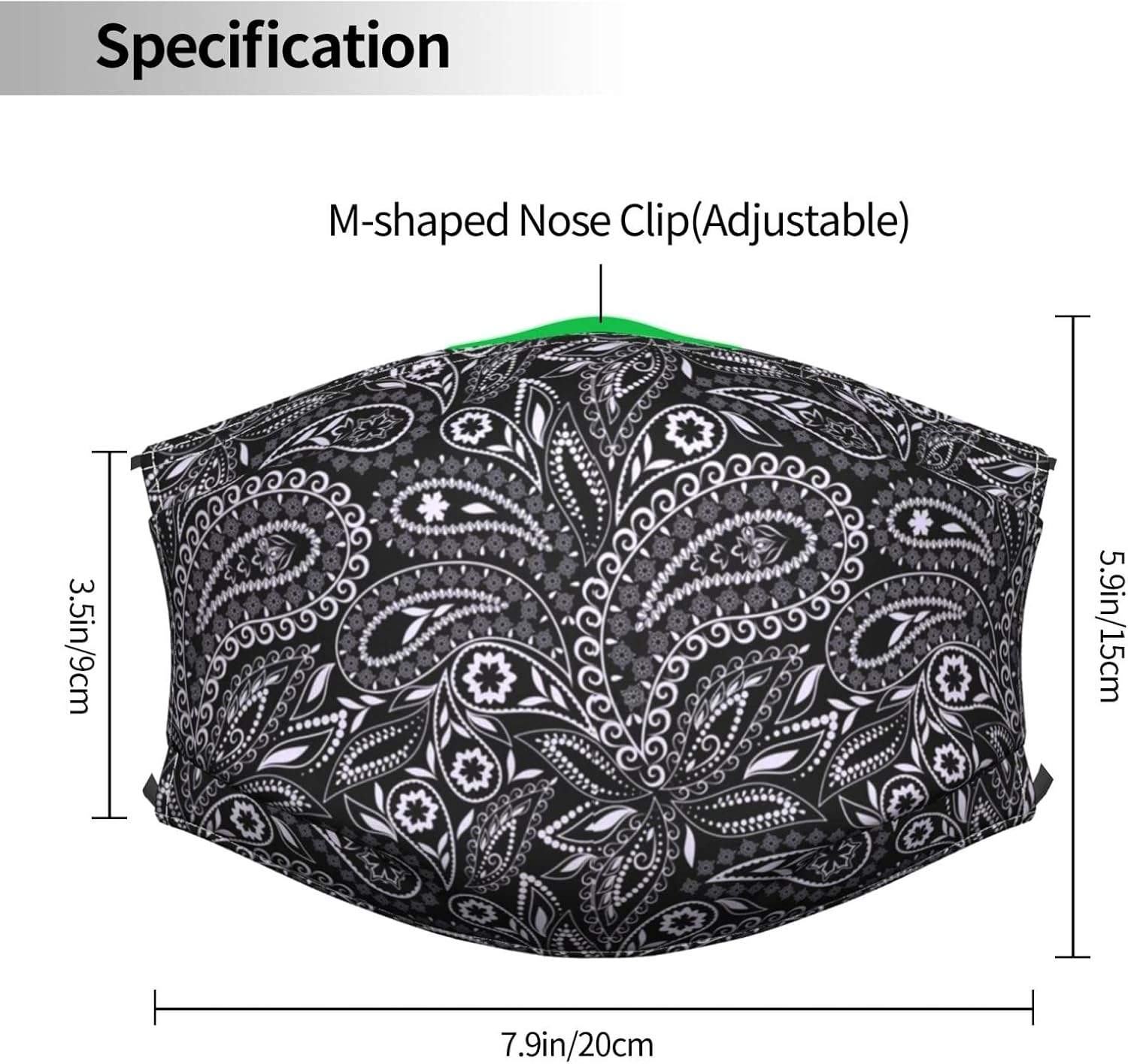 3Pcs Face Mask for Women,Cloth Masks Reusable Washable Build-in Nose Wire and Filter Pocket,With 10 Filters,2 Adjustable Lanyards,Breathable Dust Fabric with Designer Fashionable Cute Floral Printed. : Clothing, Shoes & Jewelry