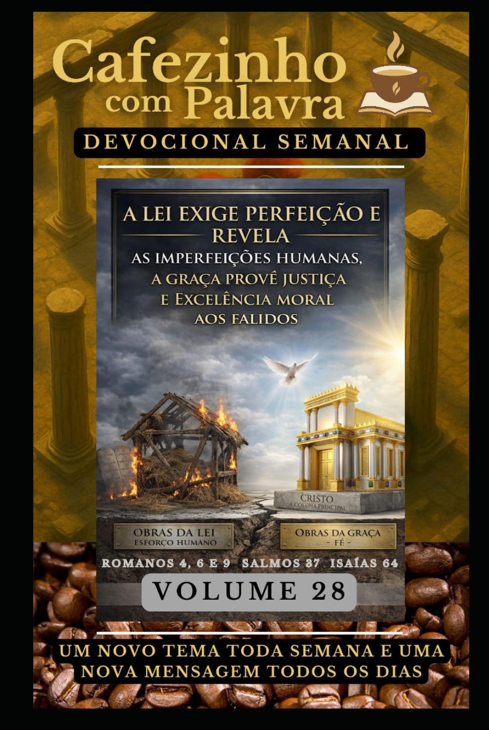 Cafezinho com Palavra – Devocional Semanal – Volume 28: A LEI EXIGE PERFEIÇÃO E REVELA AS IMPERFEIÇÕES HUMANAS, A GRAÇA PROVÊ JUSTIÇA E EXCELÊNCIA ... com Palavra – Devocional de 52 Semanas)