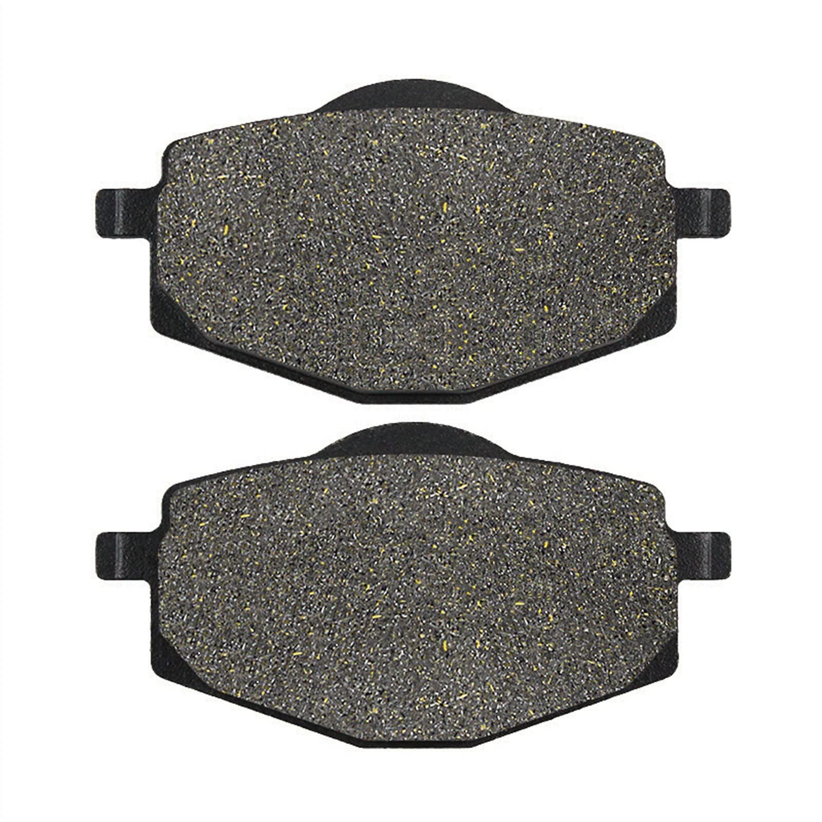 Cyleto Bremsbeläge Vorne Für CF MOTO CF125 T-22 Glory / T-21 A E-Charm (2010-2011) – Semi-metallisch, 96,7 X 42 Mm & 77,3 X 42 Mm