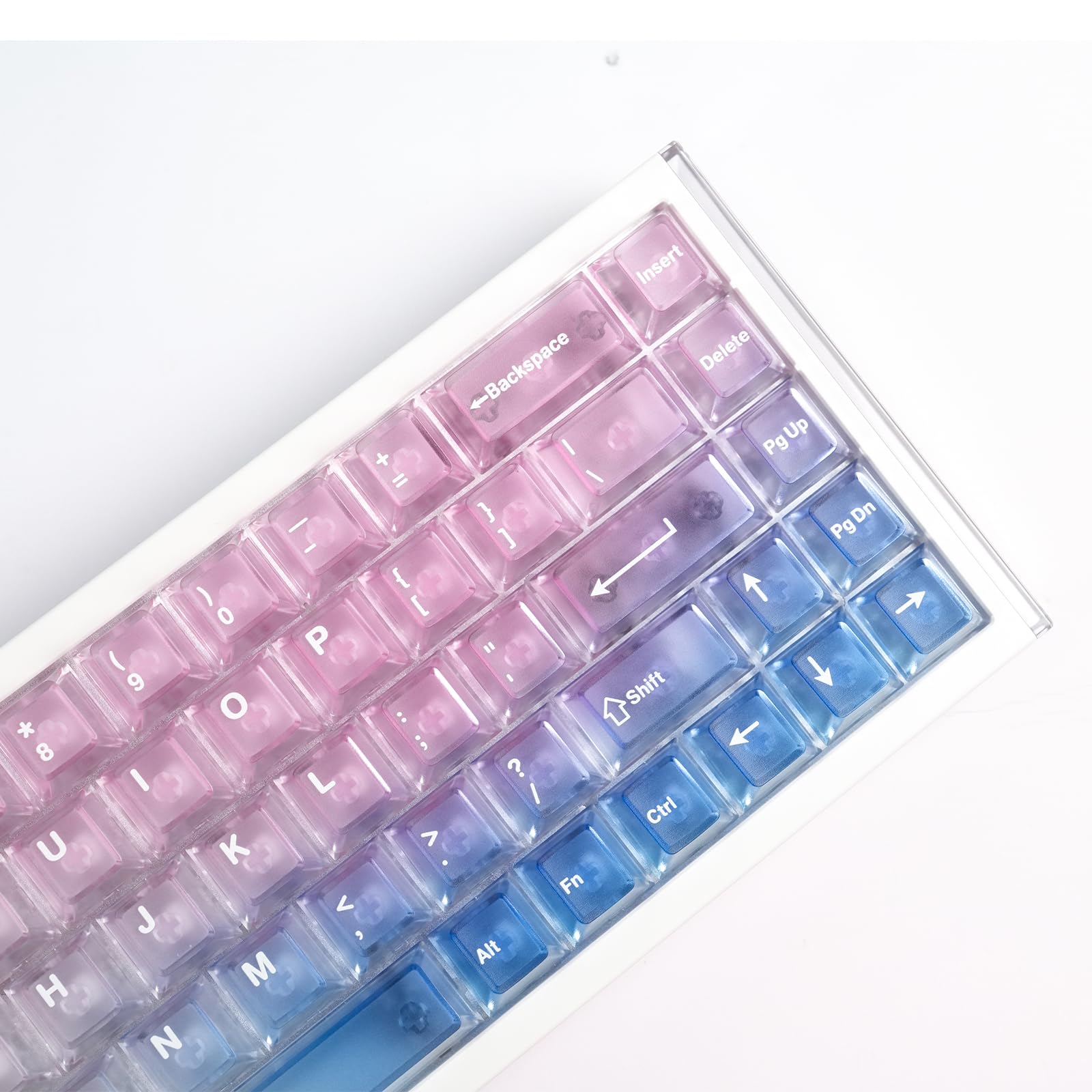 DAREU COOL68 8000 Hz Rapid Trigger Gaming Keyboard, dokładność RT 0,01 mm, przewodowa klawiatura mechaniczna 65% z przełącznikami Hall Effect, 20 trybów RGB, do komputerów PC/Mac