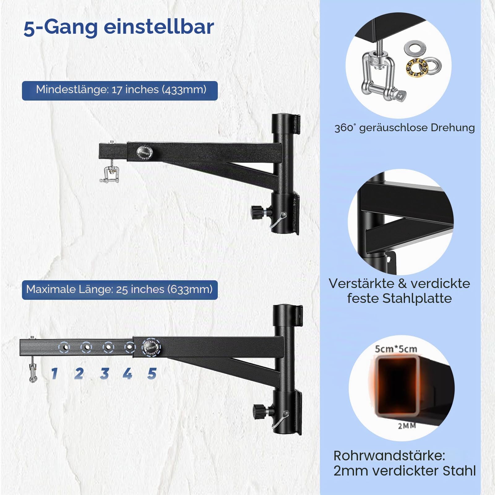 Aufstehhilfe Bett Seniorent, Bettgalgen Freistehend Galgen für Bett Betttrapez mit Verstellbarer Höhe und Länge 300kg Tragfähigkeit für Normales Betts Sichere Aufstehhilfe für Senioren