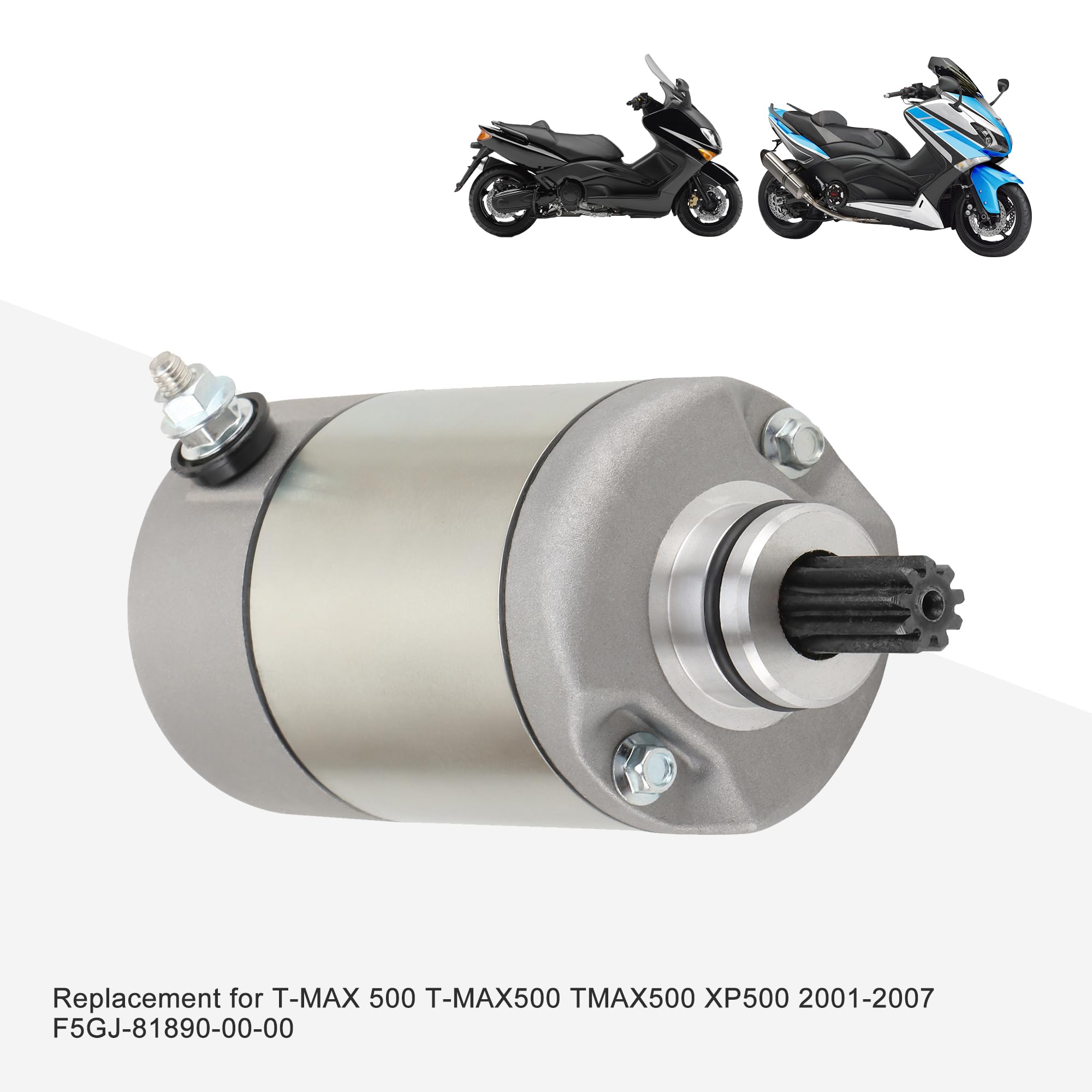 GOOFIT Motorini Di Avviamento Sostituzione Per T-MAX 500 T-MAX500 TMAX500 XP500 2001-2007 F5GJ-81890-00-00