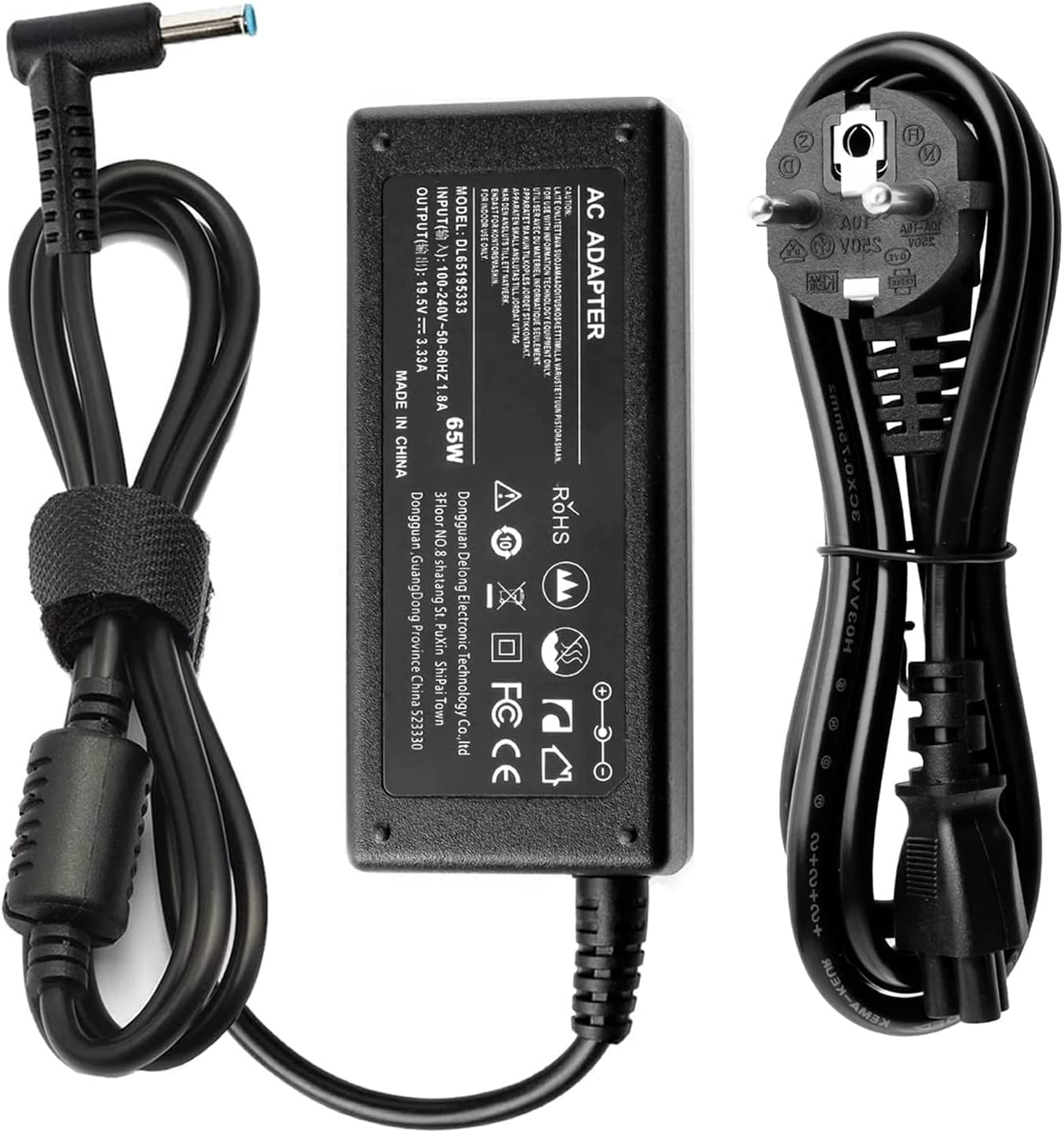 Chargeur Pc Portable Hp 65W Chargeur Ordinateur Portable Pour HP Chromebook 14 Série Pour X360 Chargeur Pour Ordinateur Hp