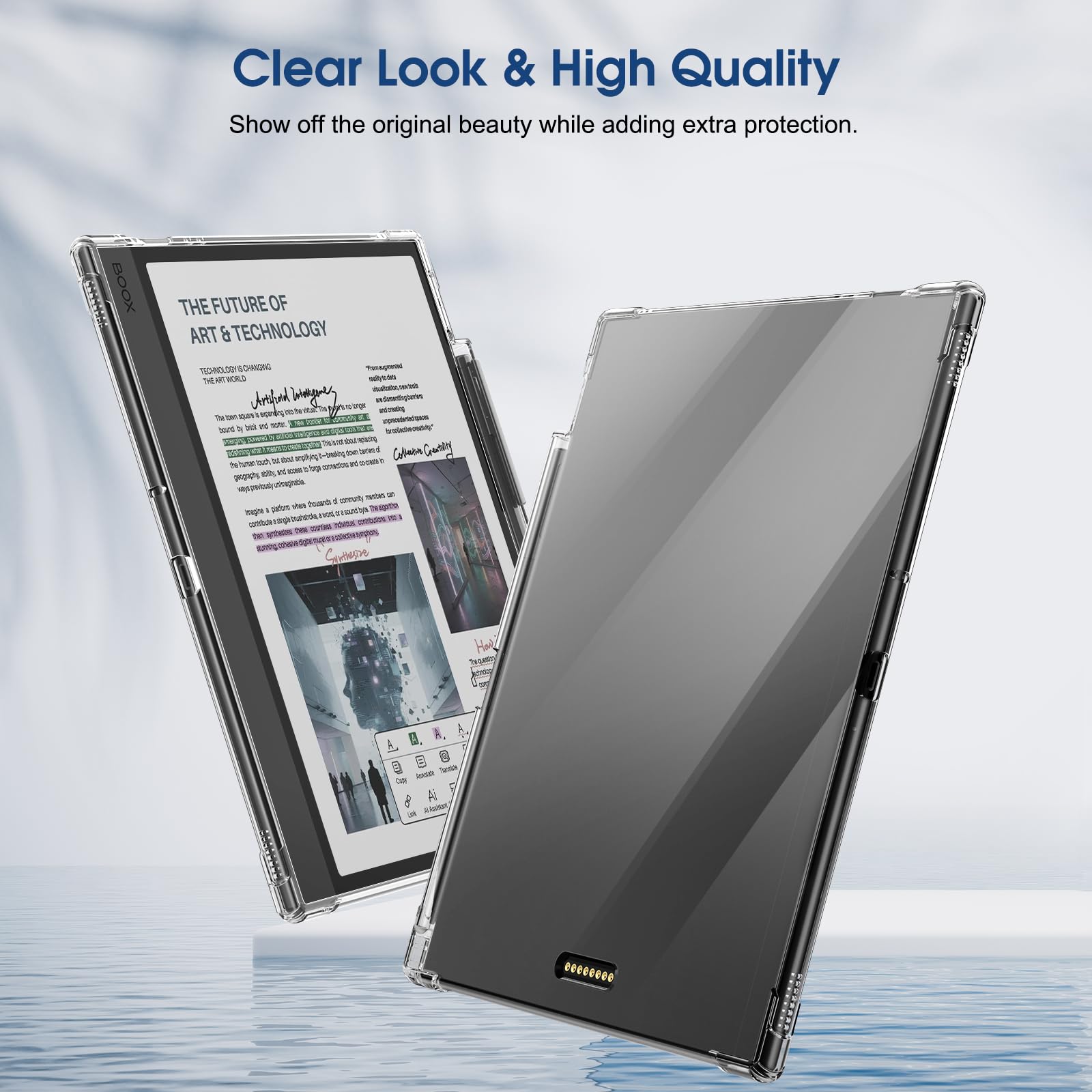 Amazon.com: Fintie Clear TPU Case w. Pen Holder for 10.3