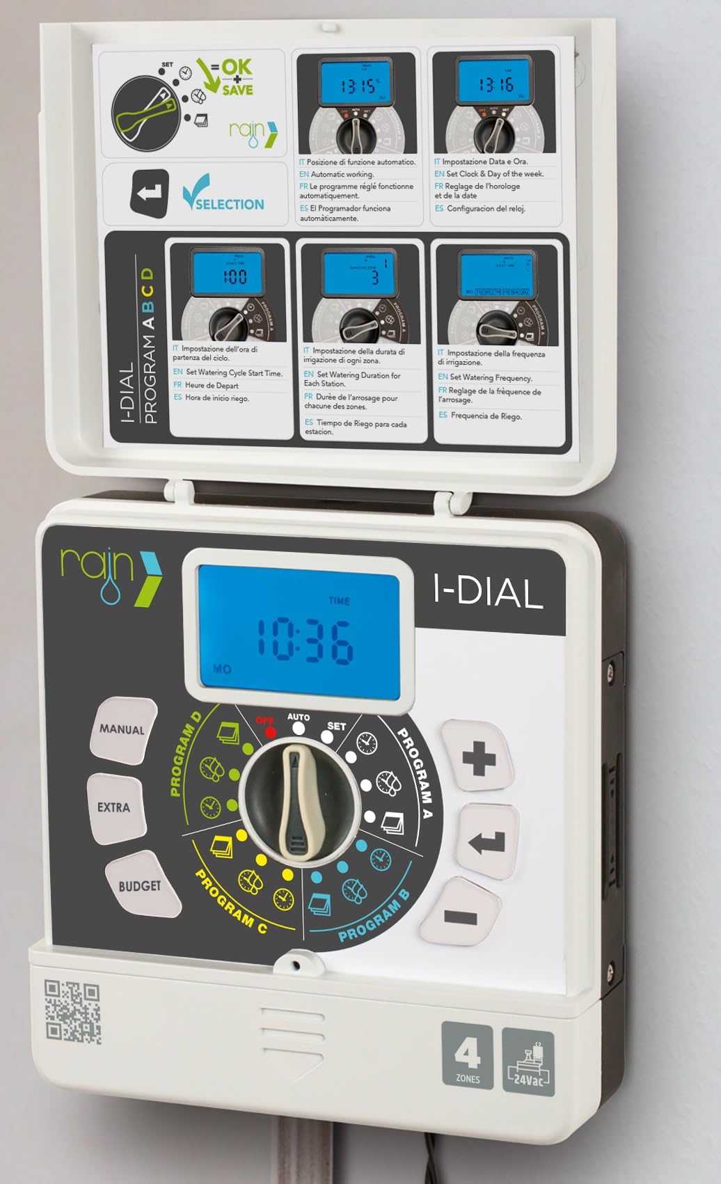 CENTRALINA RAIN I-DIAL 8 stazioni - 24VAC