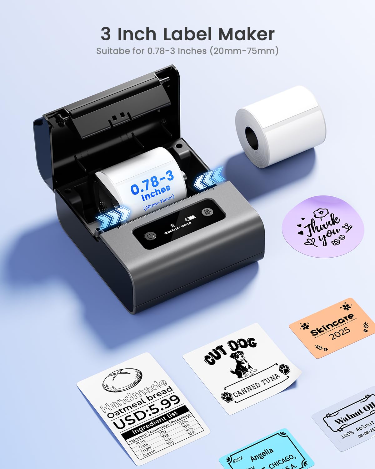Amazon.com : Phomemo Label Printer M221-3 Inch Small Address Label