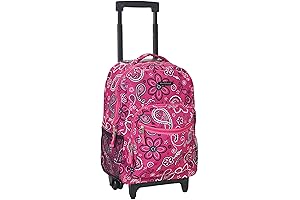 Rockland Double Handle Rolling Backpack