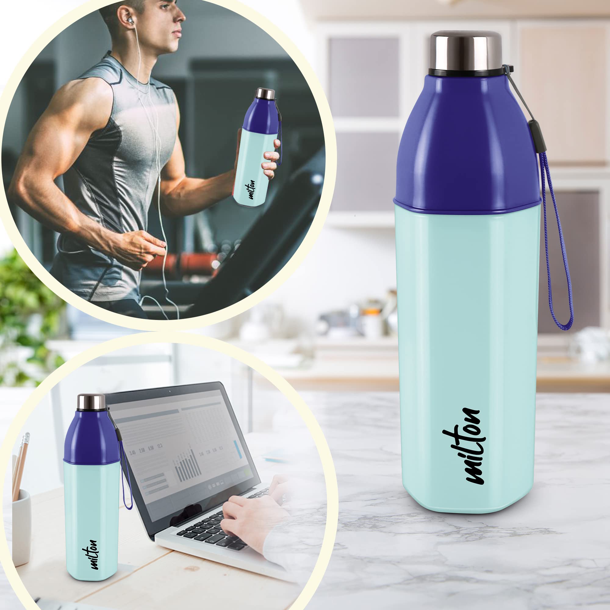 Milton Lunch Set - Leakproof Bottle & Lunch Box -4