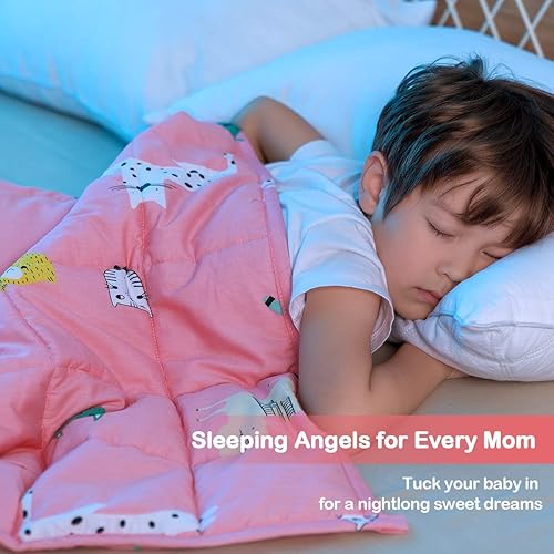 Vista 61 de Sivio - Manta infantil con peso para un mejor sueño Unicornio rosa