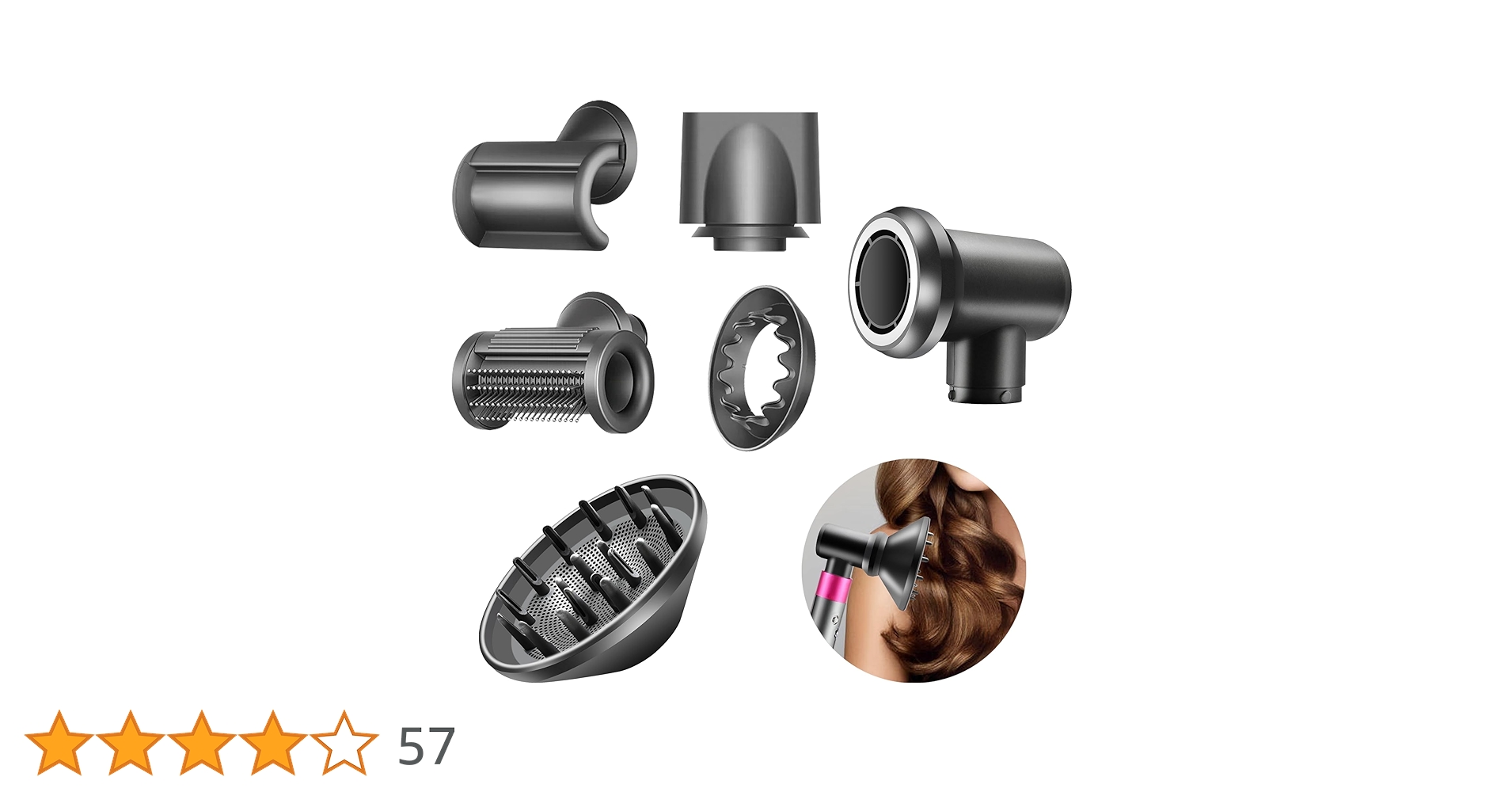 J*.様 【ワケアリ】Dyson ヘアドライヤー エアラップ メンズのショートヘアもエアラップなら簡単に】 ダイソンの