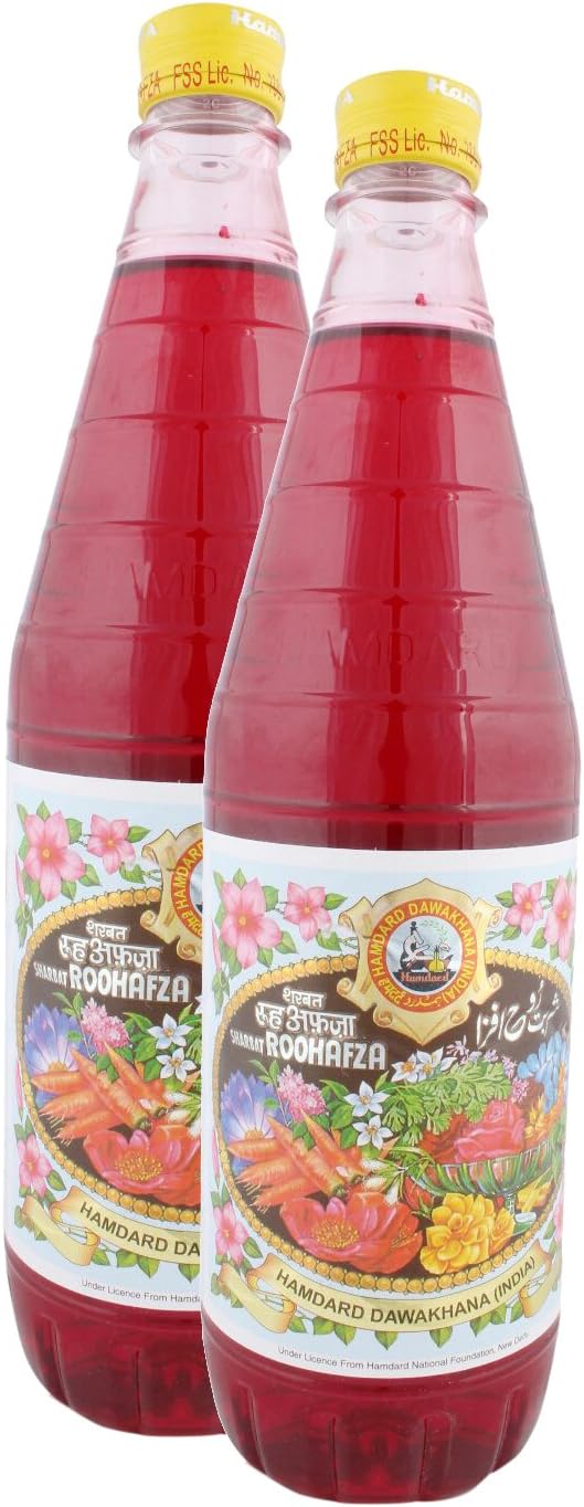 Big Bazaar Combo - Hamdard Dawakhana Roohafza Sharbat 750ml (Pack of 2) Promo Pack