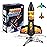 Rceico Rocket Launcher for Kids with Launch Set Up to 200 Ft Air Model Rocket Toy with Parachute, Space Ship Outdoor Toys for Ages 8-13 Boy Birthday Gift Birthday Gift for Kids