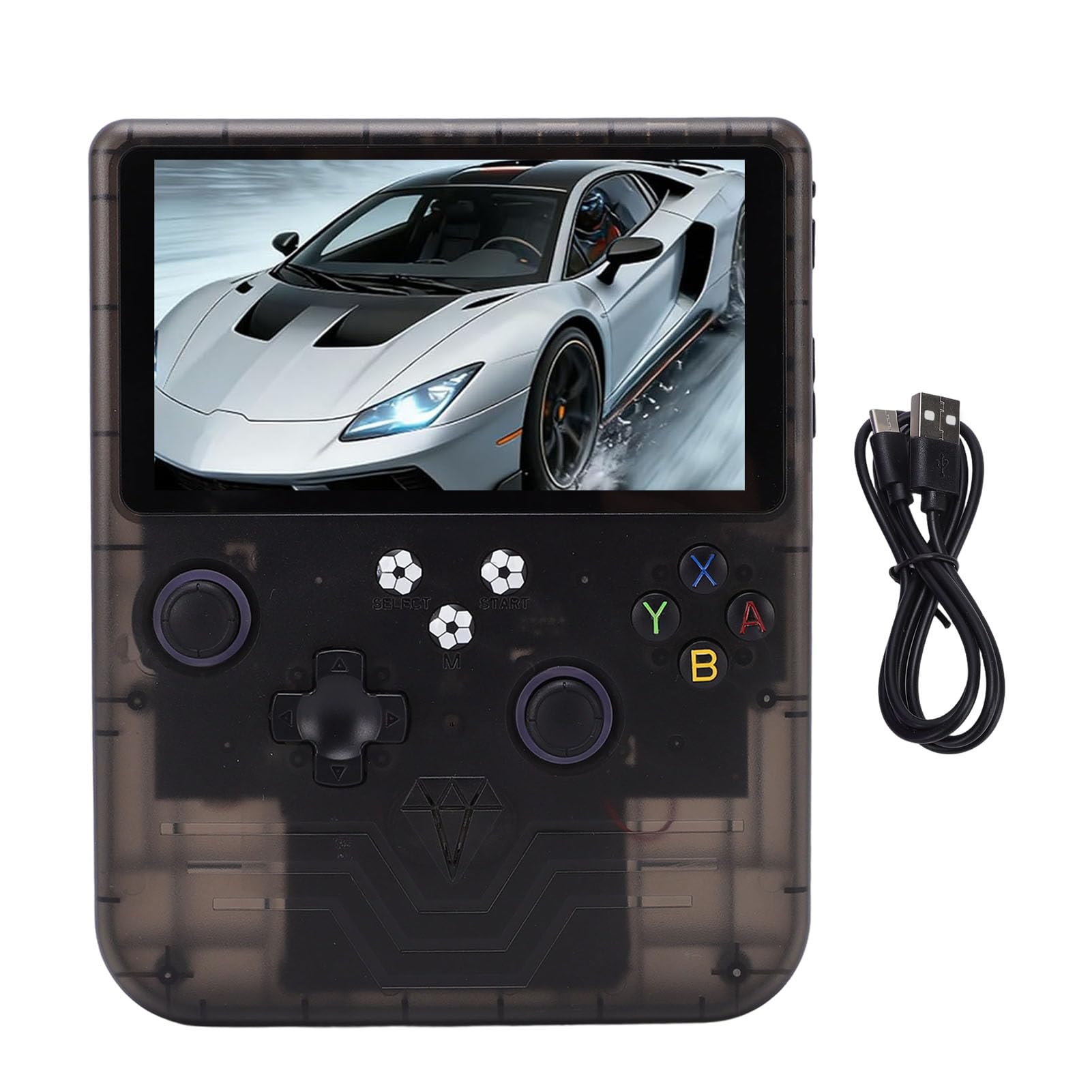 Ejoyous Console di Gioco Portatile con Schermo HD da 6 Pollici Console di Gioco Portatile retrò Scheda da 128 GB Batteria da 6000 MAh Doppi Joystick RGB per Pendolarismo in Viaggio e Appassionati di