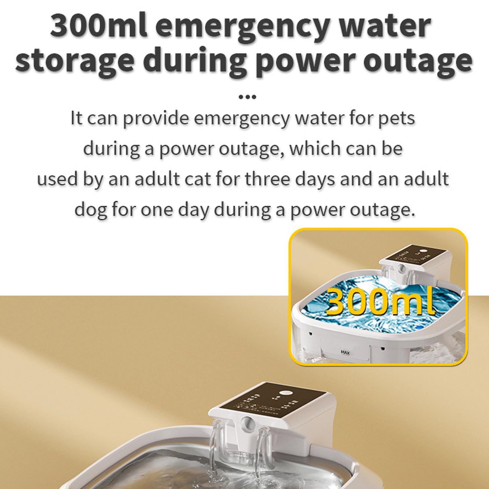 Fuente de agua para gatos, 4,5 L, recargable por USB, dispensador automático con filtración, diseño de funcionamiento silencioso, para uso doméstico, fuente de agua para gatos