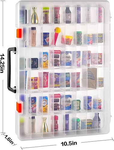 Vista 2 de FULLCASE Estuche coleccionista compatible con Mini Brands 5 Surprise Series 1, 2, 3, 4, Mystery Capsule, juguete coleccionable en miniatura real