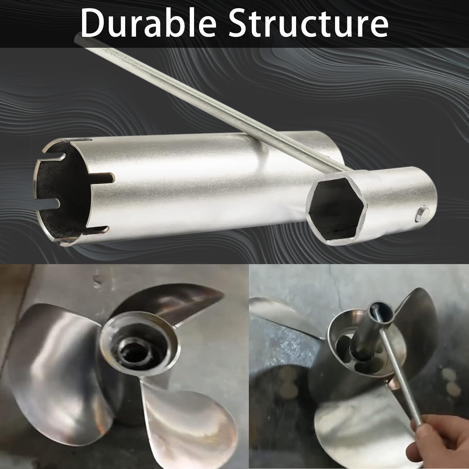 Propellerschlüssel für Volvo Penta DPH/DPS Duoprop Antriebe, Passend für D, F, FH, I, IH Serien, Montage & Demontage Werkzeug, 3855516 Duo/Twin Prop Tool Kit