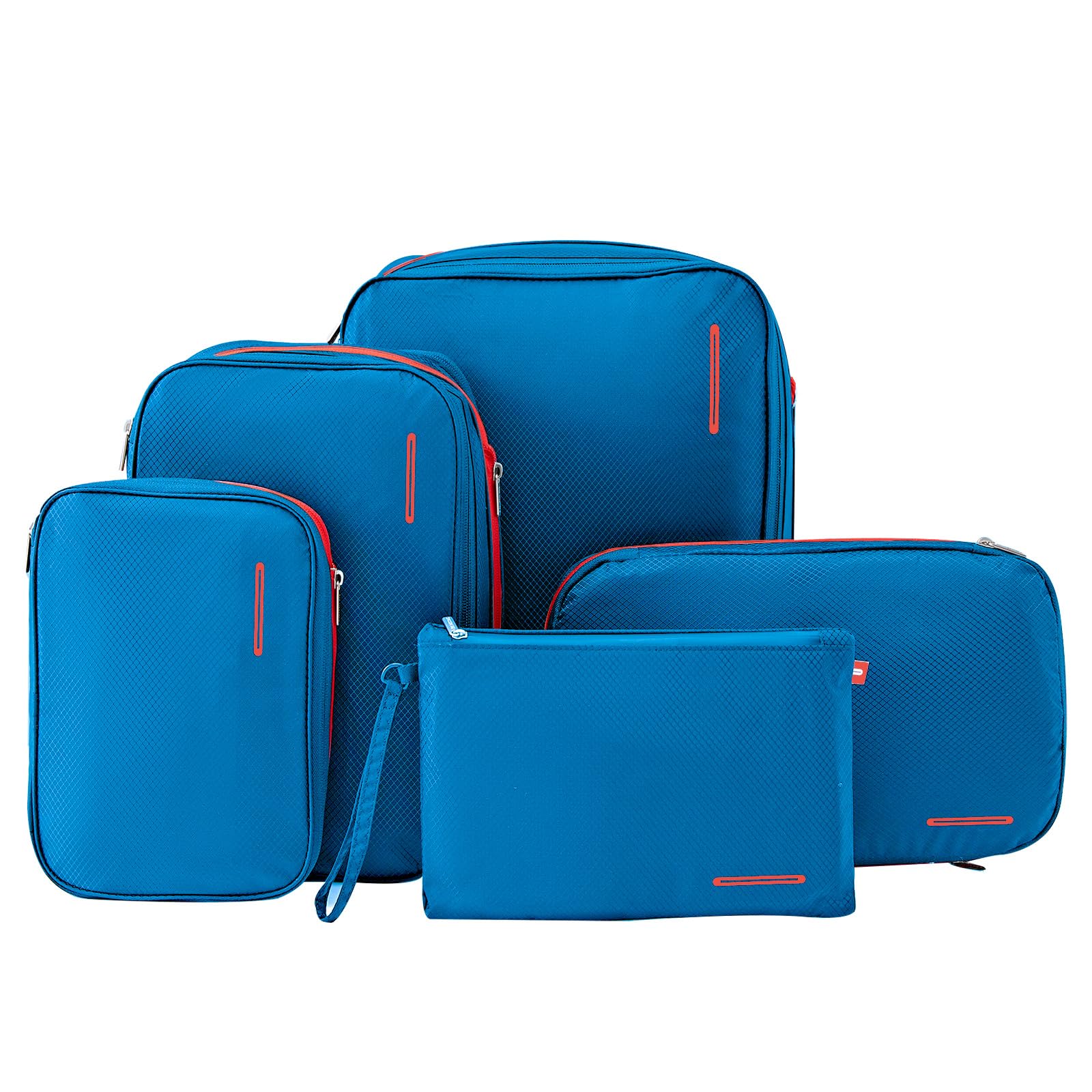 Bee Nesting BeeNesting Waterproof Compression Packing Cubes 5/6/8 sets, Large Travel Packing organizers for Carry on Luggage, 2 Sides Expandable