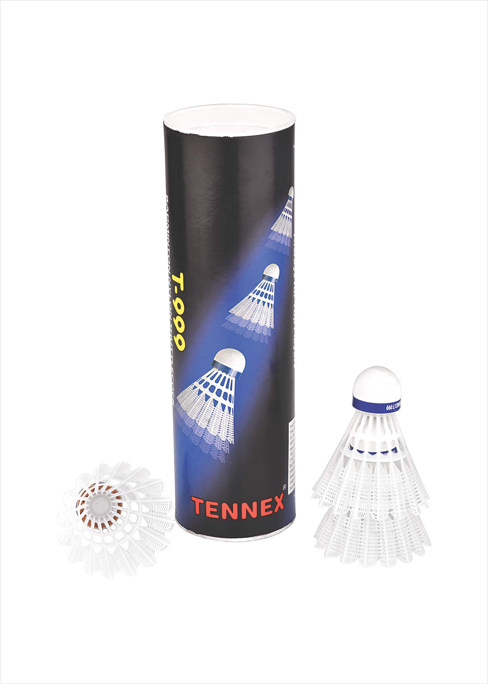 TENNEX Nylon Shuttlecock T-999 Tournament, White, 6 Pieces Roll (B07M7947V6) Amazon Price History, Amazon Price Tracker