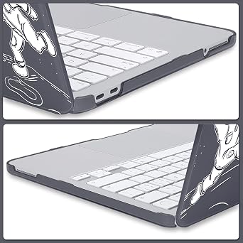宇宙飛行士 キックプラネット ブラックケース 2026 MacBook Neo 33 cm A3404用