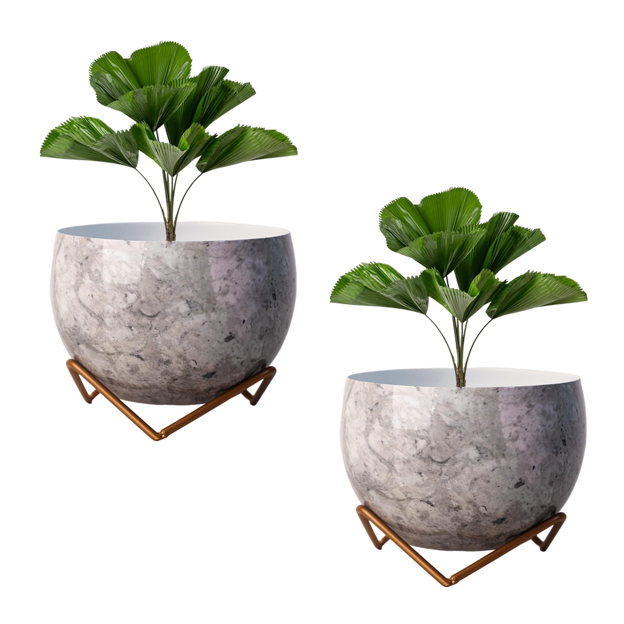 Metal Flower Vase Planter - Elegant Home Décor -19