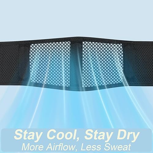 Miniatura 4 de Soporte de espalda delgado y ligero para aliviar el dolor de espalda baja - Soporte de espalda delgado y transpirable para ciática, hernia de disco