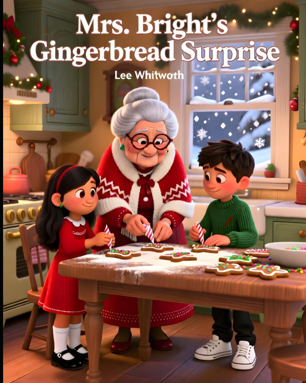 Mrs Bright's Gingerbread Suprise: A Christmas Story About Baking, Caring, and Togetherness