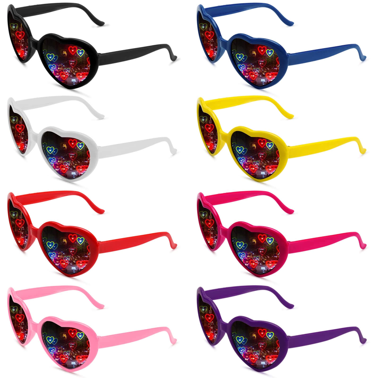 Amazon.com: YQVIE Heart Shaped Sunglasses with Light