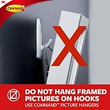 Command Large White Bath Hooks, 1 Hook, 2 Strips – view 5